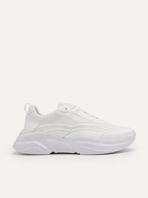 White Men's Pedro Altura Sneakers | RAXHZW-456