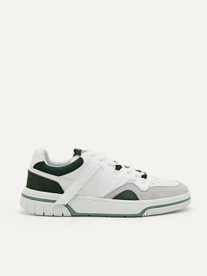 White Men's Pedro EOS Sneakers | FLEUXJ-907