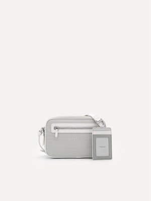 White Men's Pedro Scott Sling Bag | ELCDNP-619