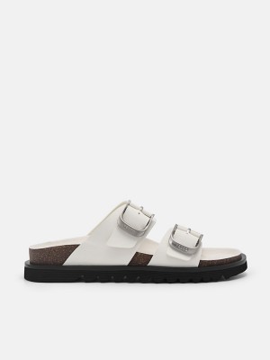 White Women's Pedro Helix Sandals | AIOPYW-412