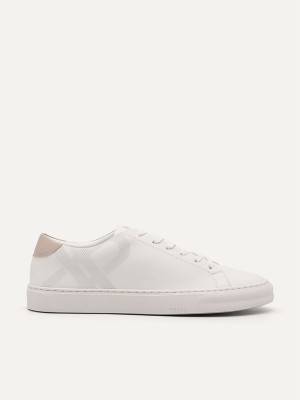 White Women's Pedro Icon Sneakers | VGPQHF-796