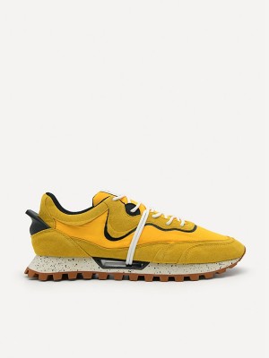 Yellow Men's Pedro Suede Spur Sneakers | OAFCQP-240