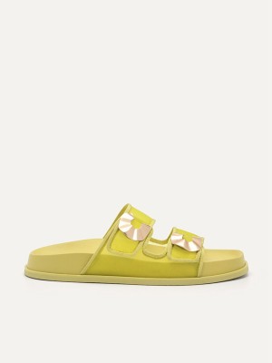 Yellow Women's Pedro Iris Strap Sandals | XKAZGI-709