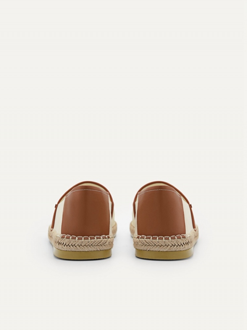 Beige Men's Pedro Cypress Denim Espadrilles | RTCVDE-910