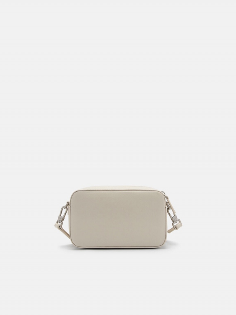 Beige Men's Pedro Helix Mini Sling Bag | ZAGHXU-692