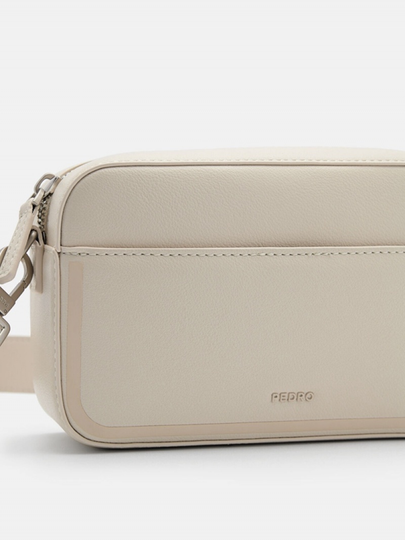 Beige Men's Pedro Helix Mini Sling Bag | ZAGHXU-692