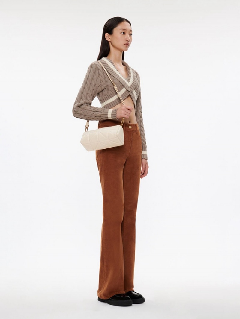 Beige Women's Pedro Helix Mini Shoulder Bags | OCHGPF-123