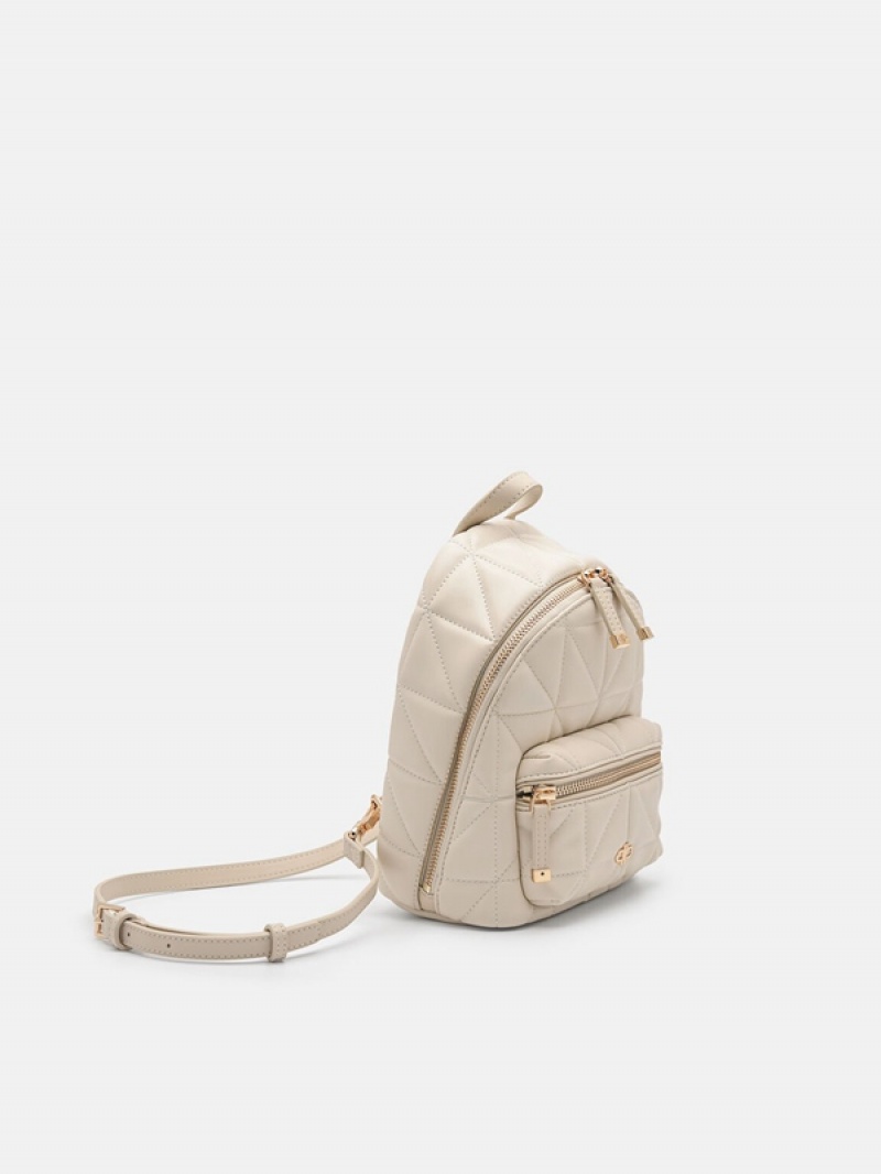 Beige Women's Pedro Icon Mini in Pixel Backpacks | OGDNHF-926