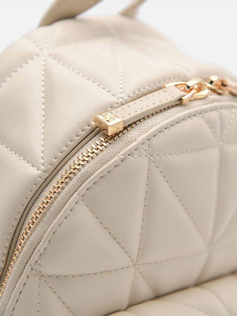 Beige Women's Pedro Icon Mini in Pixel Backpacks | OGDNHF-926