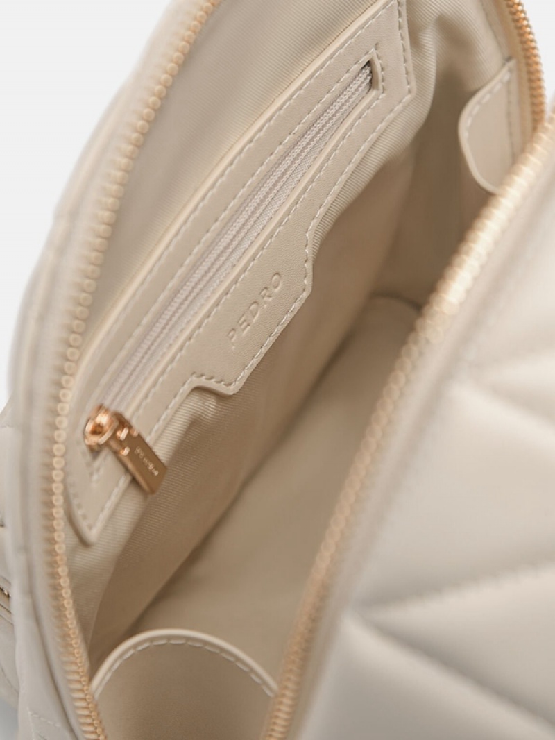 Beige Women's Pedro Icon Mini in Pixel Backpacks | OGDNHF-926