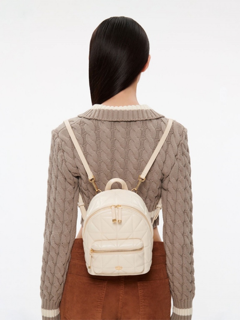 Beige Women's Pedro Icon Mini in Pixel Backpacks | OGDNHF-926