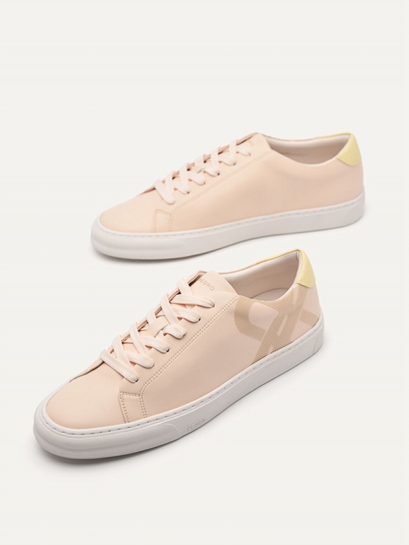 Beige Women's Pedro Icon Sneakers | ORTCUI-158