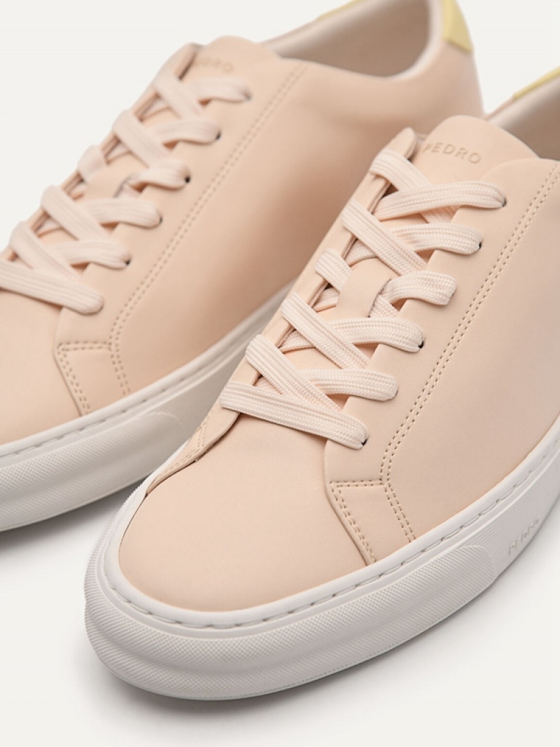 Beige Women's Pedro Icon Sneakers | ORTCUI-158