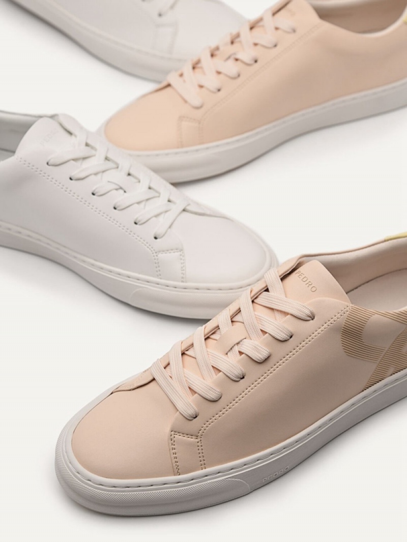 Beige Women's Pedro Icon Sneakers | ORTCUI-158