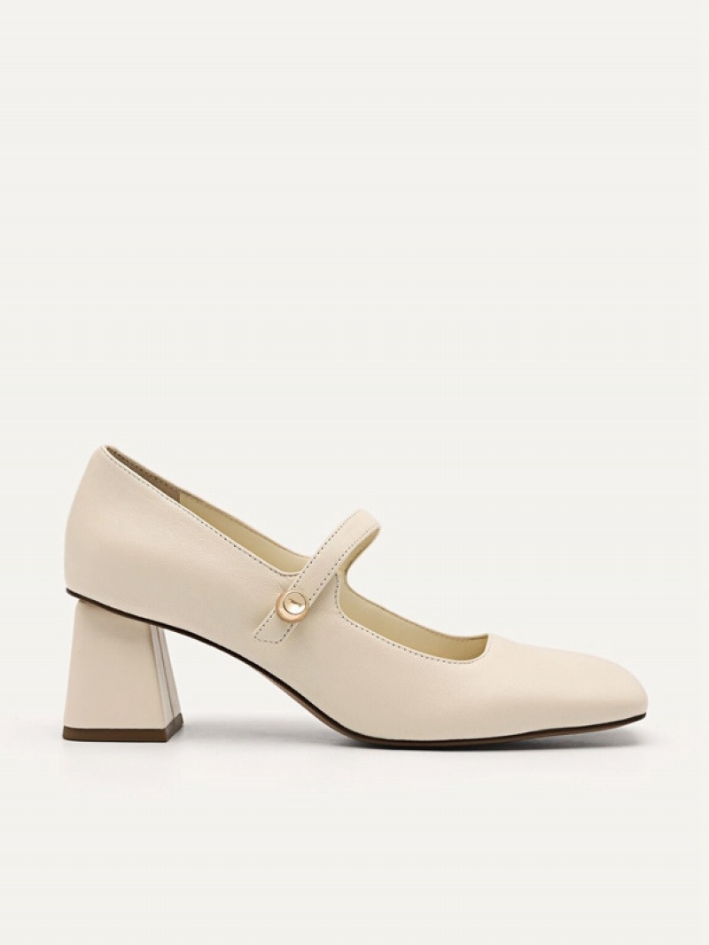 Beige Women\'s Pedro Mastaba Heels | QKLGUA-695