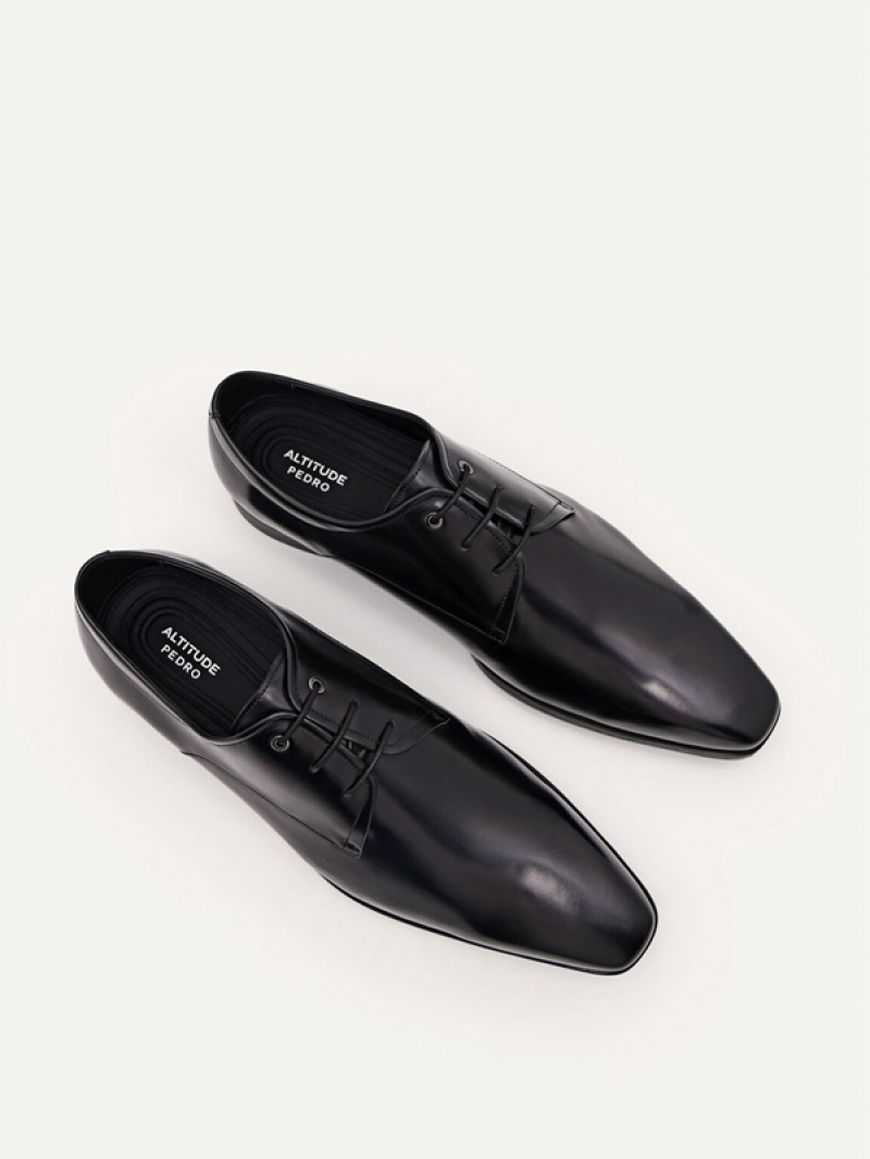 Black Men's Pedro Altitude Derby Shoes | IOJNYA-074