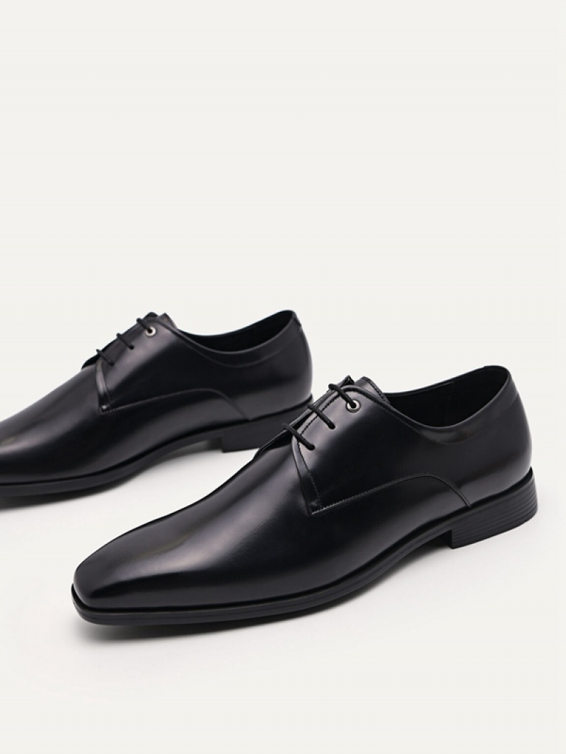 Black Men's Pedro Altitude Derby Shoes | IOJNYA-074