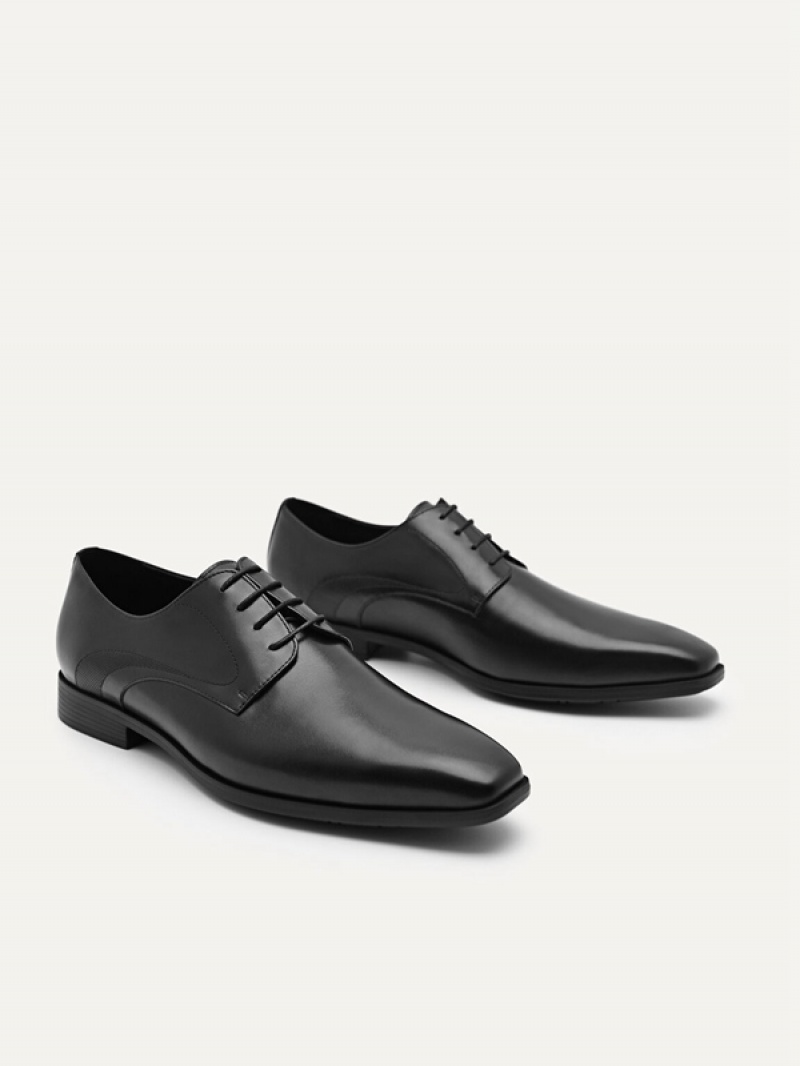 Black Men's Pedro Altitude Lightweight Derby Shoes | YFBLSM-546