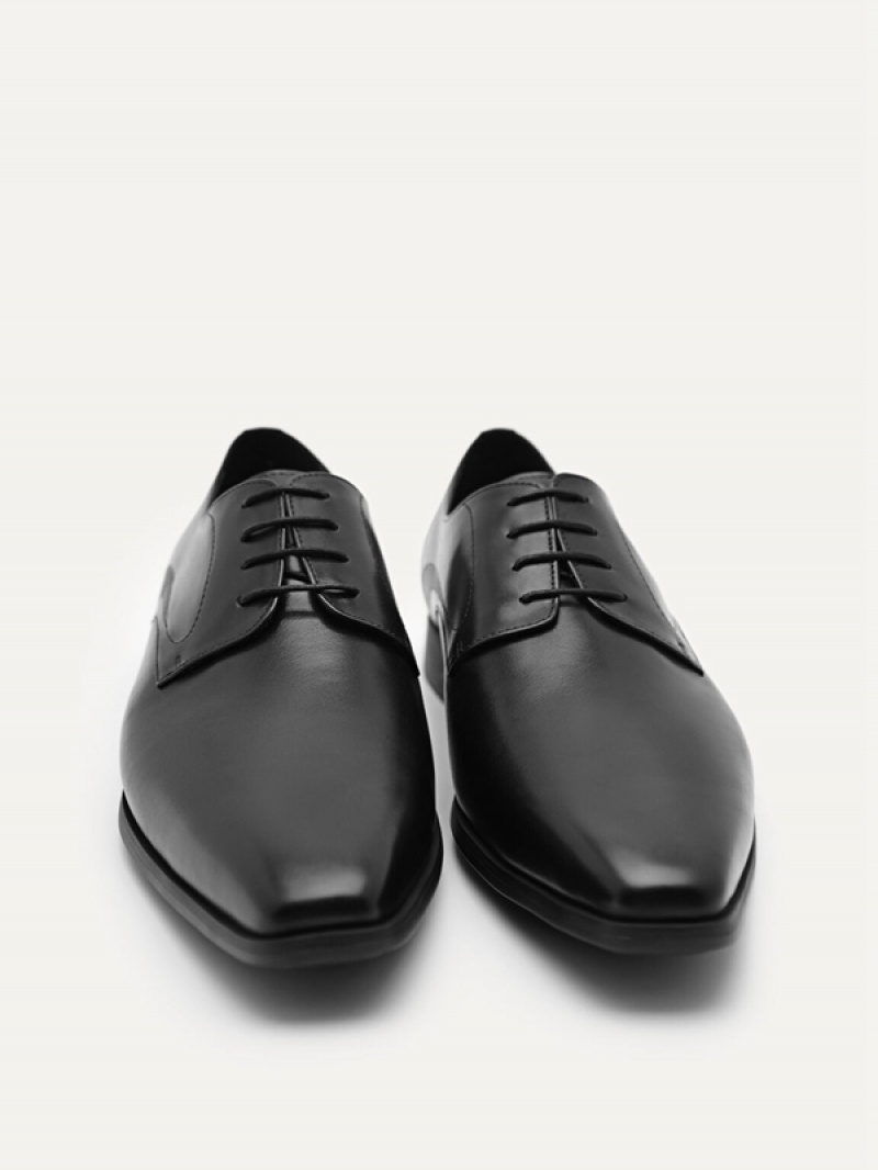 Black Men's Pedro Altitude Lightweight Derby Shoes | YFBLSM-546