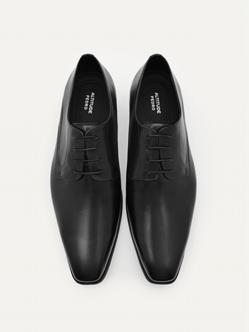 Black Men's Pedro Altitude Lightweight Derby Shoes | YFBLSM-546