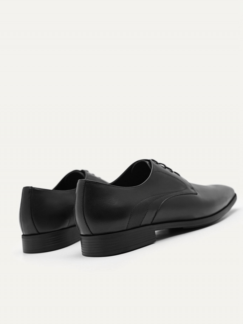 Black Men's Pedro Altitude Lightweight Derby Shoes | YFBLSM-546