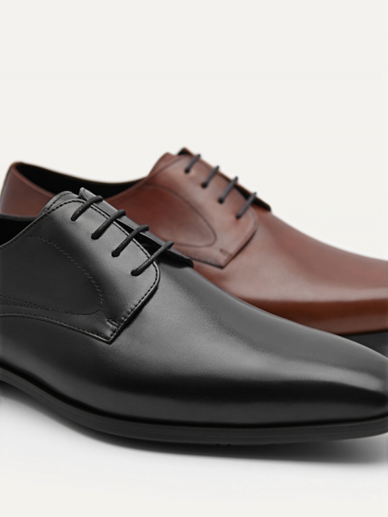 Black Men's Pedro Altitude Lightweight Derby Shoes | YFBLSM-546