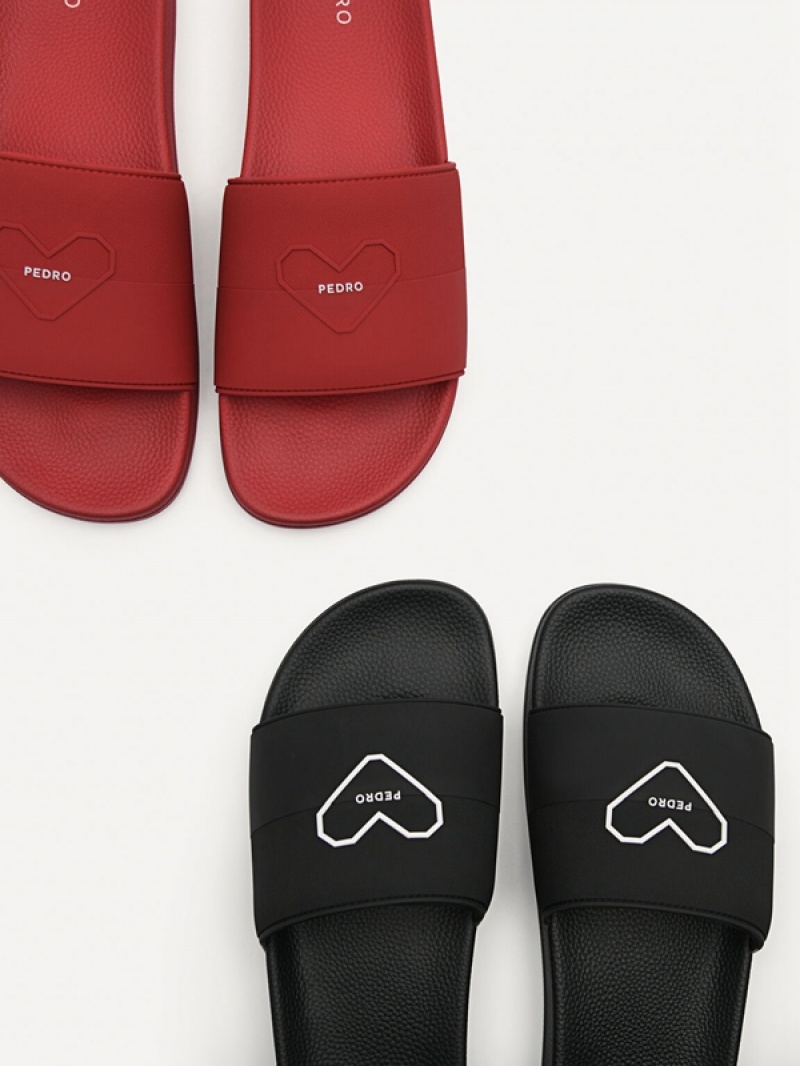 Black Men's Pedro Eterna Slides | KHTZGY-754