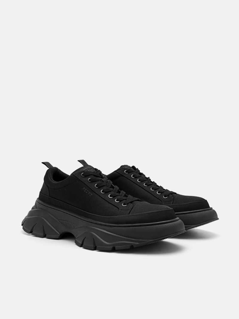 Black Men's Pedro Hybrix Sneakers | MAPOFG-421