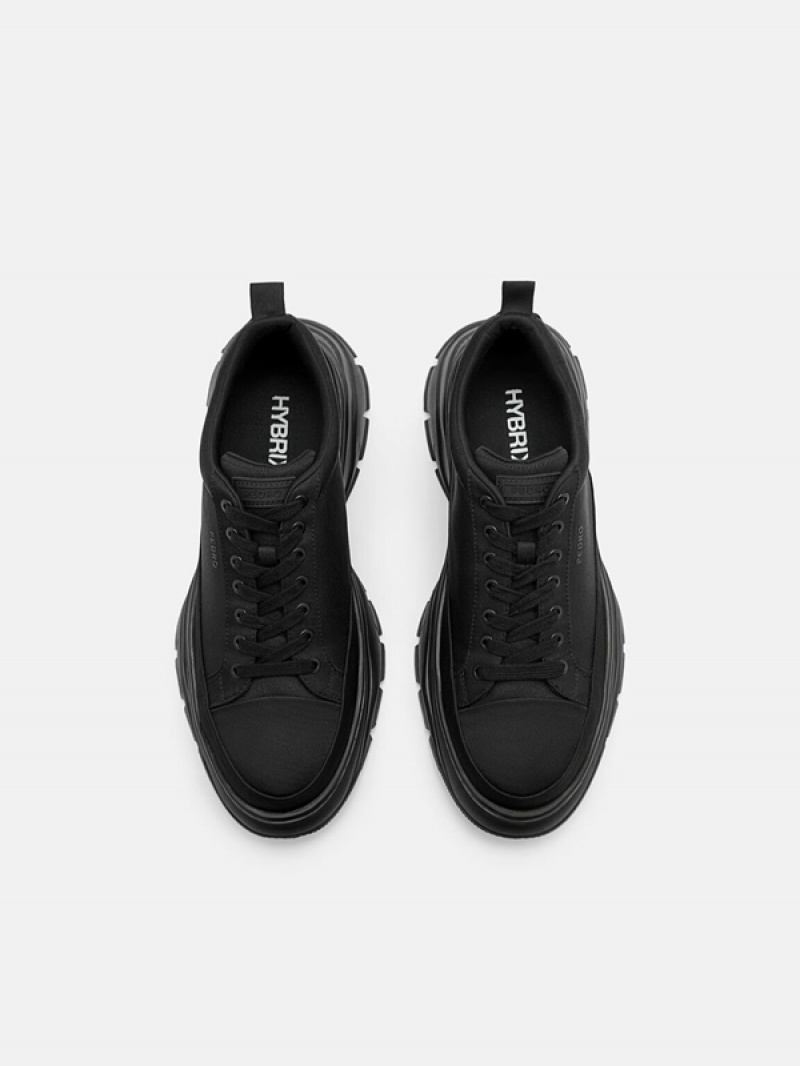 Black Men's Pedro Hybrix Sneakers | MAPOFG-421