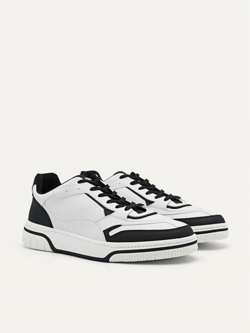 Black Men's Pedro Icon EOS Low Top Sneakers | LXZYNK-372