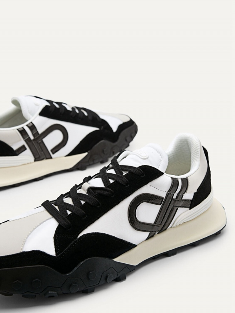 Black Men's Pedro Icon Suede Sneakers | PMFKDO-850