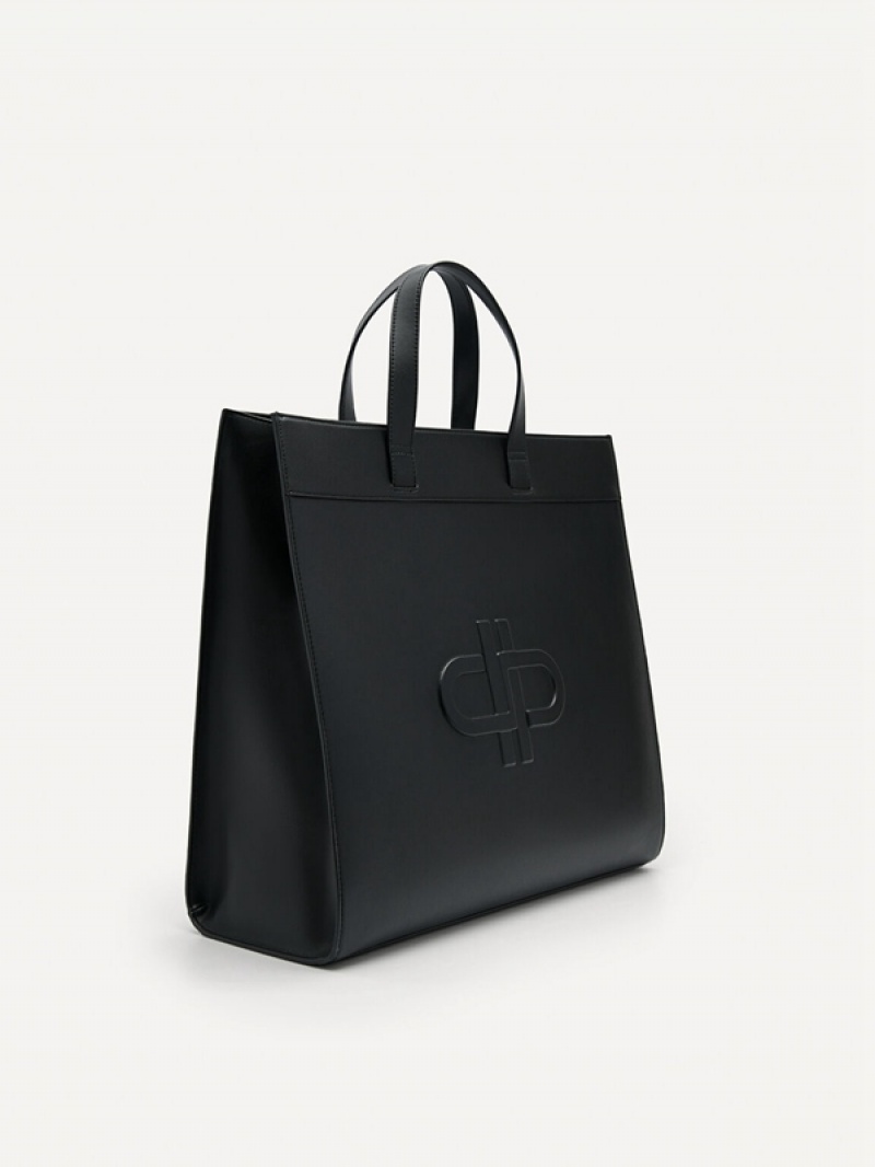 Black Men's Pedro Icon Tote Bag | FONAMC-485