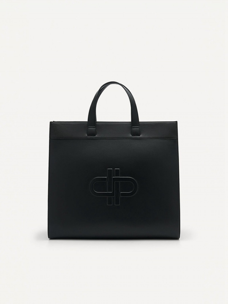 Black Men\'s Pedro Icon Tote Bag | FONAMC-485