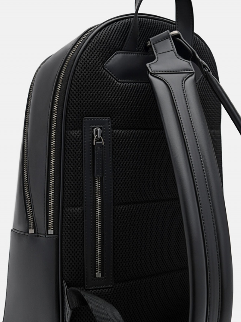 Black Men's Pedro Icon in Pixel Backpacks | MIACFK-563