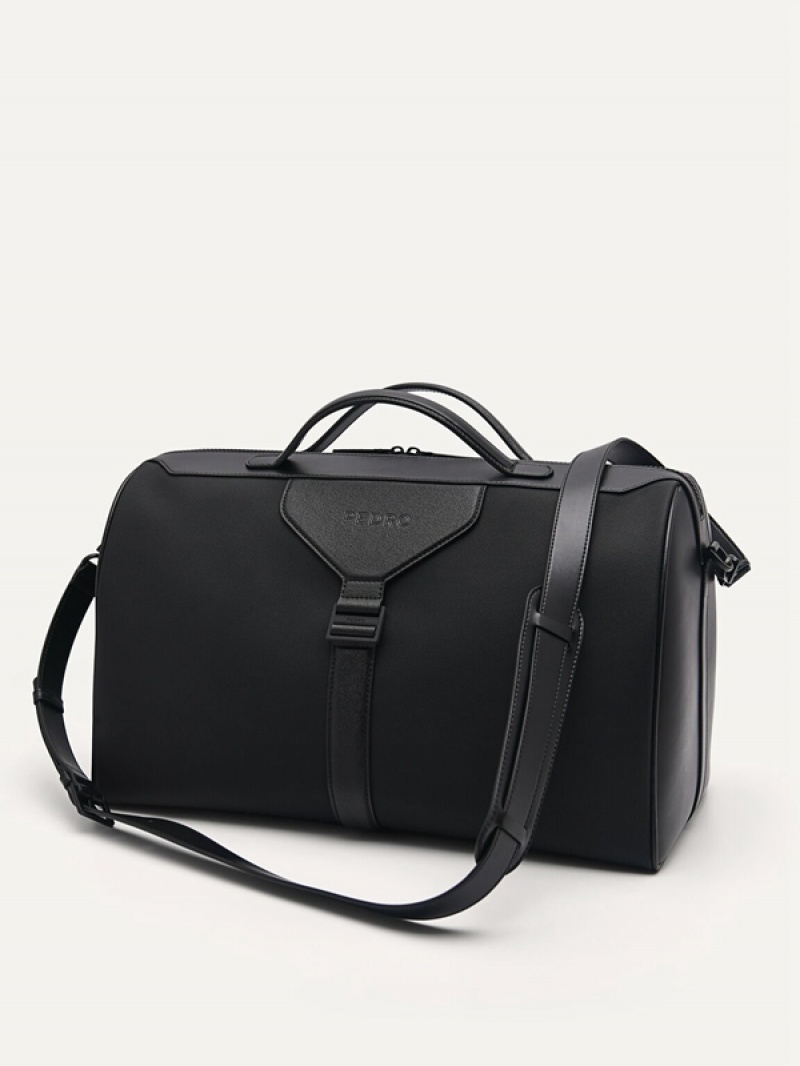 Black Men's Pedro Jet Set Duffle Bags | BGYQIJ-602