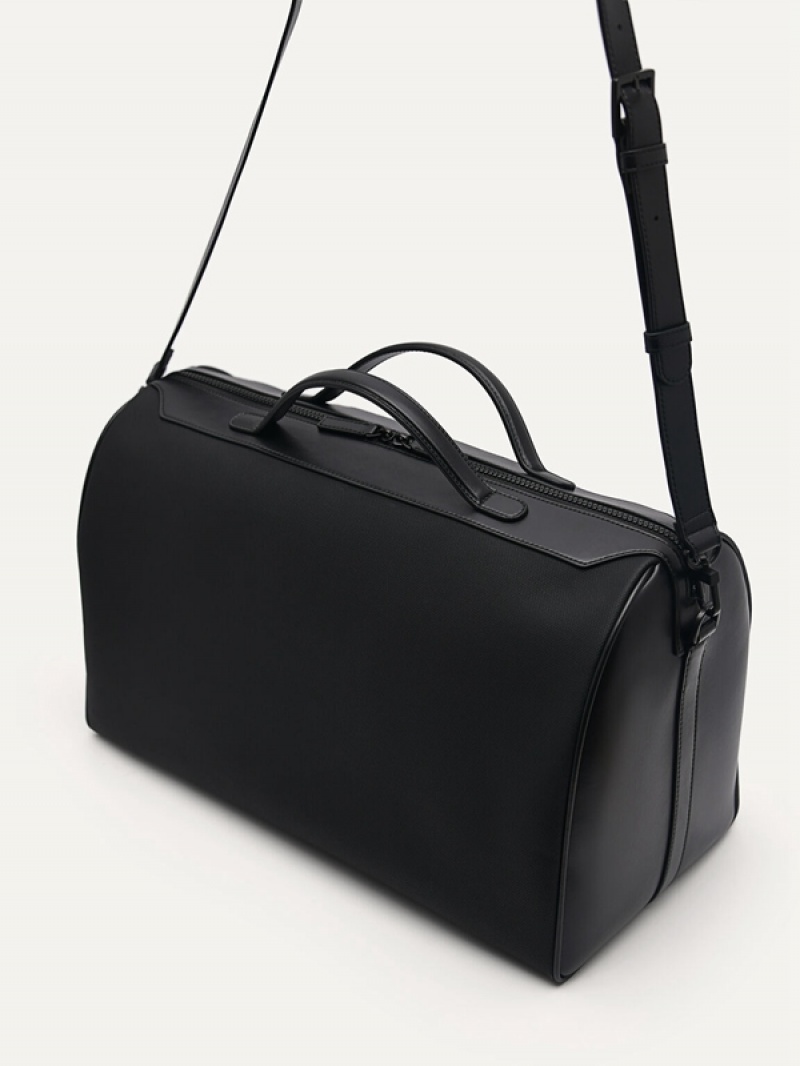 Black Men's Pedro Jet Set Duffle Bags | BGYQIJ-602