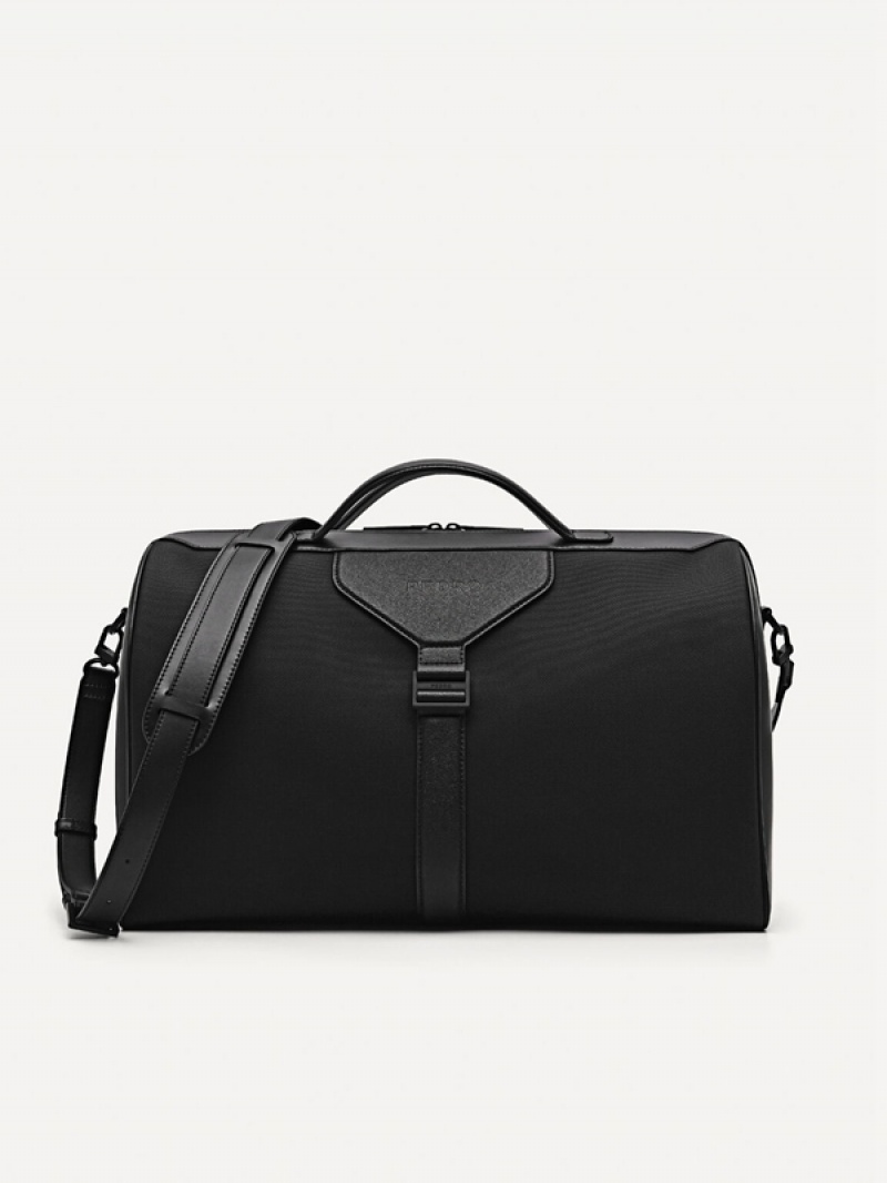 Black Men\'s Pedro Jet Set Duffle Bags | BGYQIJ-602