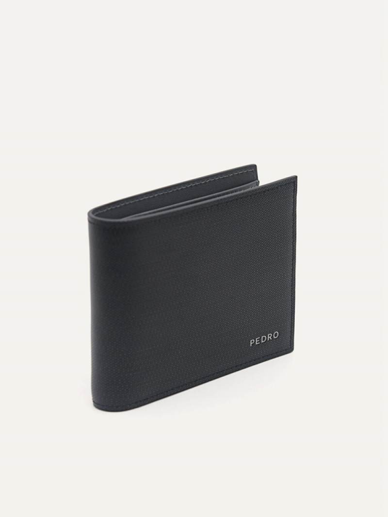 Black Men's Pedro Leather Wallet | GMDQRY-473