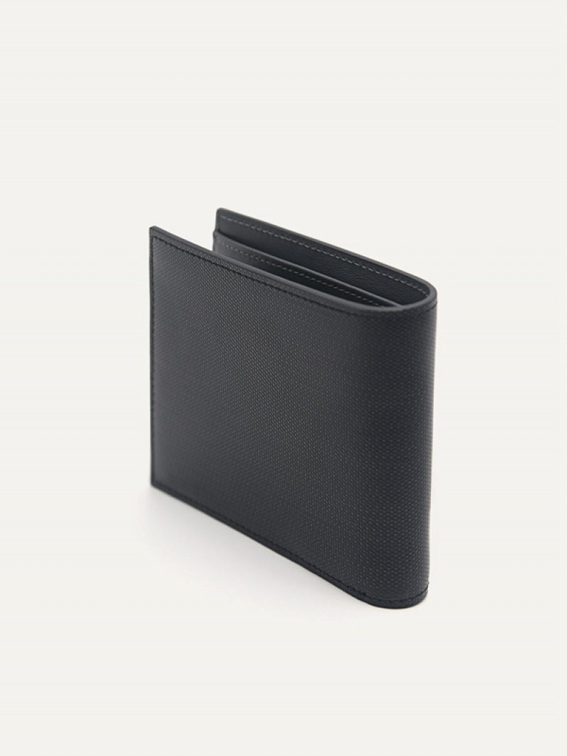 Black Men's Pedro Leather Wallet | GMDQRY-473