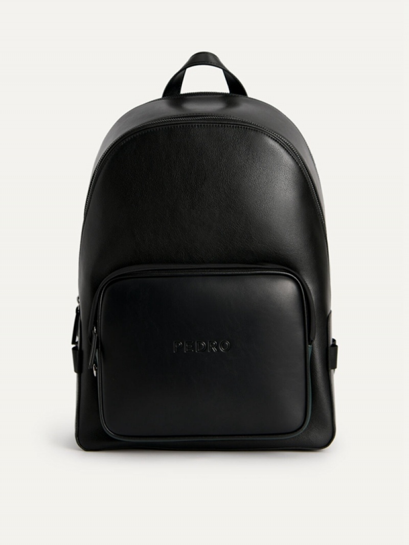 Black Men's Pedro Lucas Casual Backpacks | RVKTUN-375