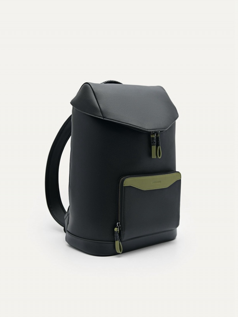 Black Men's Pedro Nomad Backpacks | JRHIAT-326