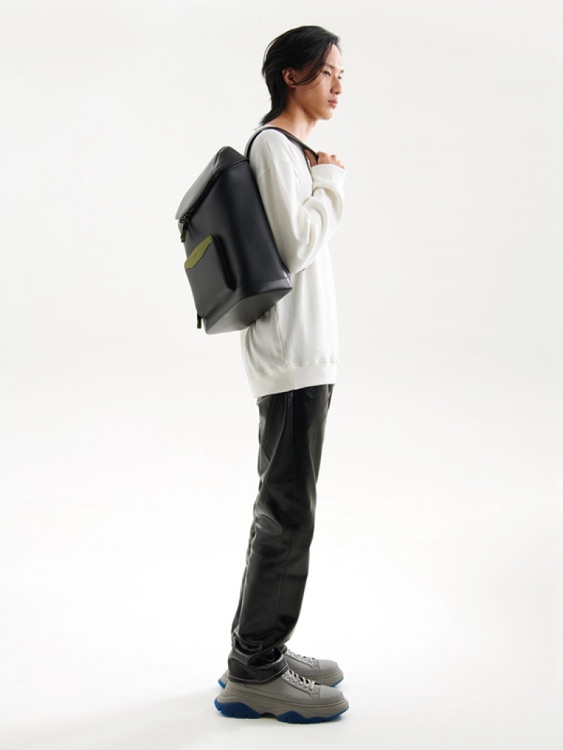 Black Men's Pedro Nomad Backpacks | JRHIAT-326