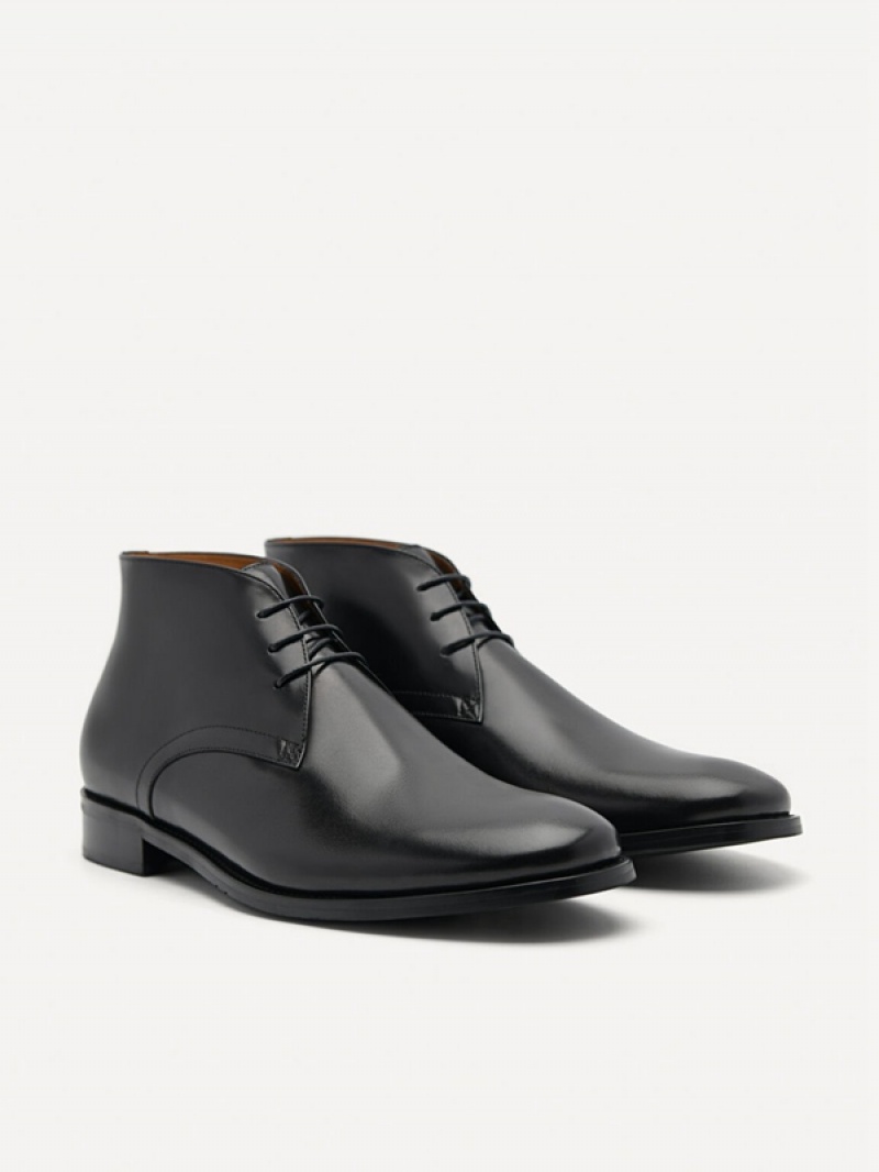 Black Men's Pedro Oscar Ankle Boots | BCFOZJ-193