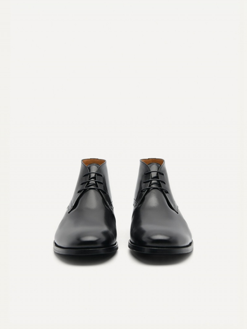 Black Men's Pedro Oscar Ankle Boots | BCFOZJ-193