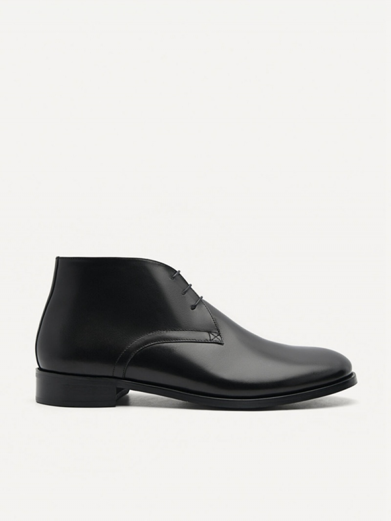 Black Men\'s Pedro Oscar Ankle Boots | BCFOZJ-193