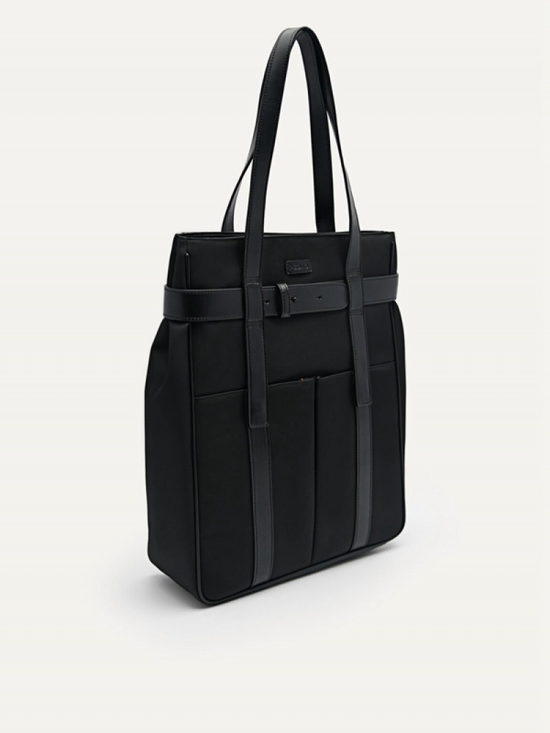 Black Men's Pedro Rainier Tote Bag | OLRGTE-760