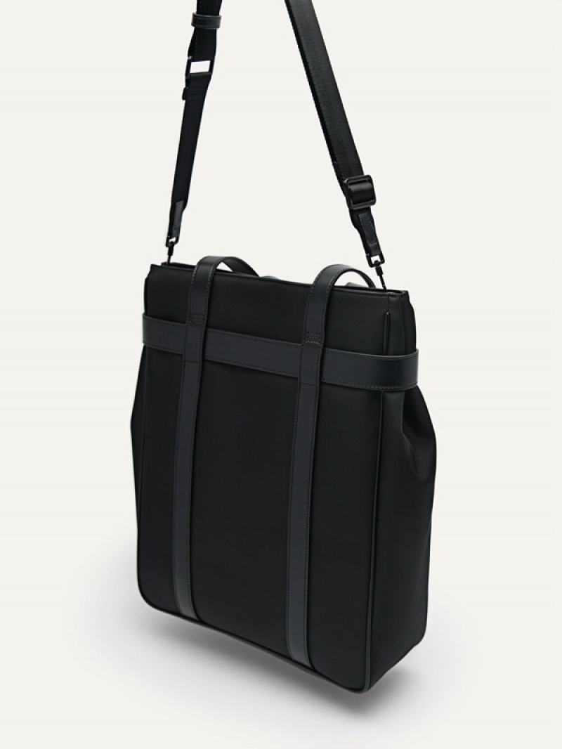 Black Men's Pedro Rainier Tote Bag | OLRGTE-760