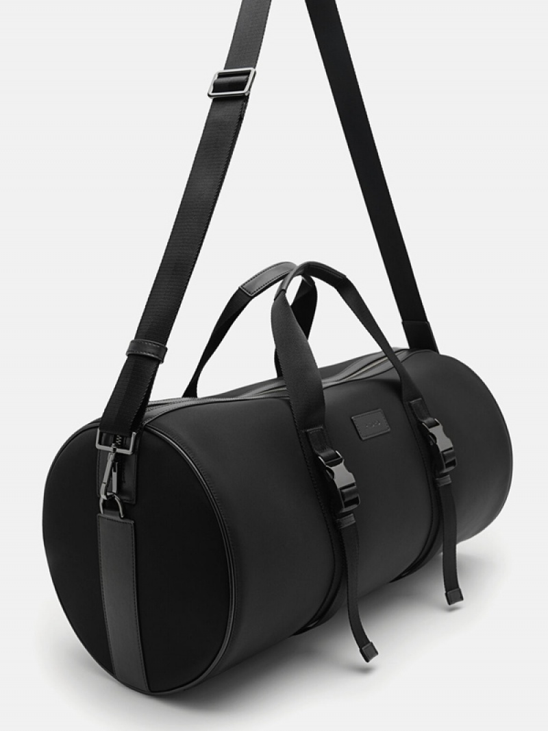 Black Men's Pedro Rigby Duffle Bags | TIPFMX-028