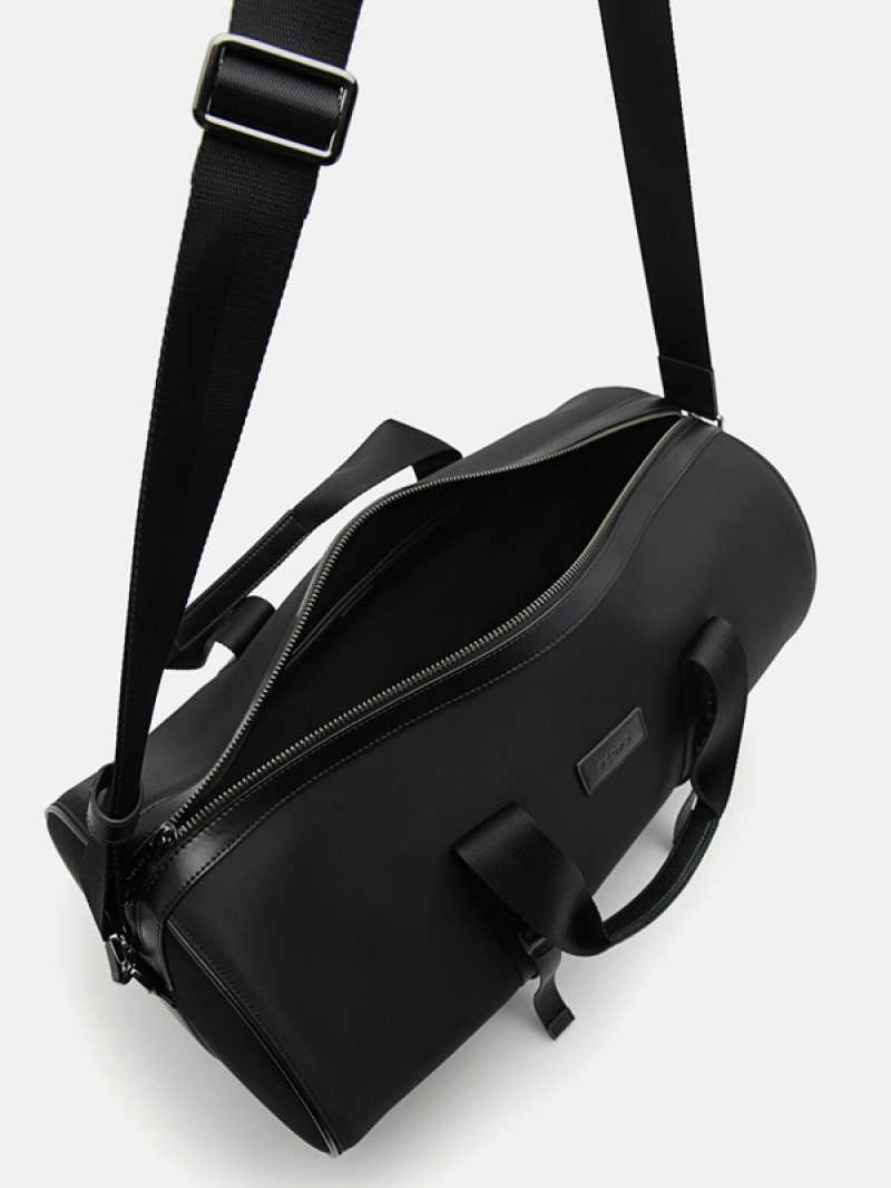 Black Men's Pedro Rigby Duffle Bags | TIPFMX-028