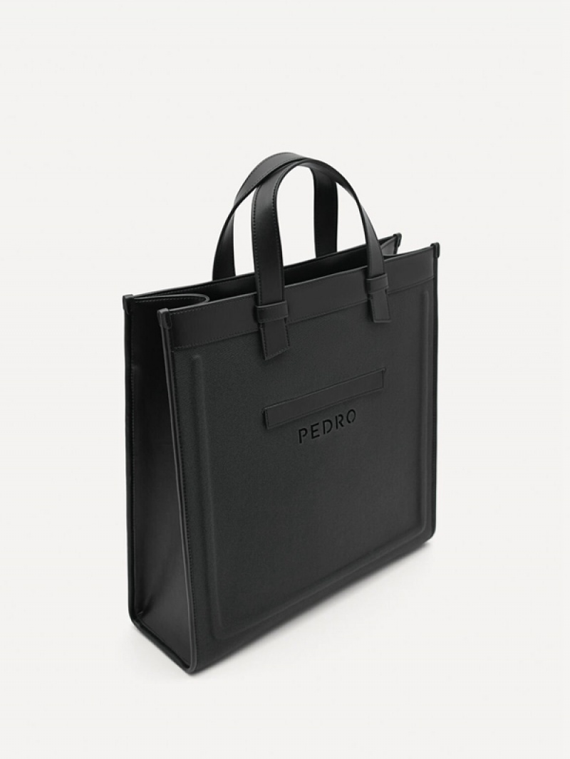 Black Men's Pedro Rory Tote Bag | HIWLVJ-706